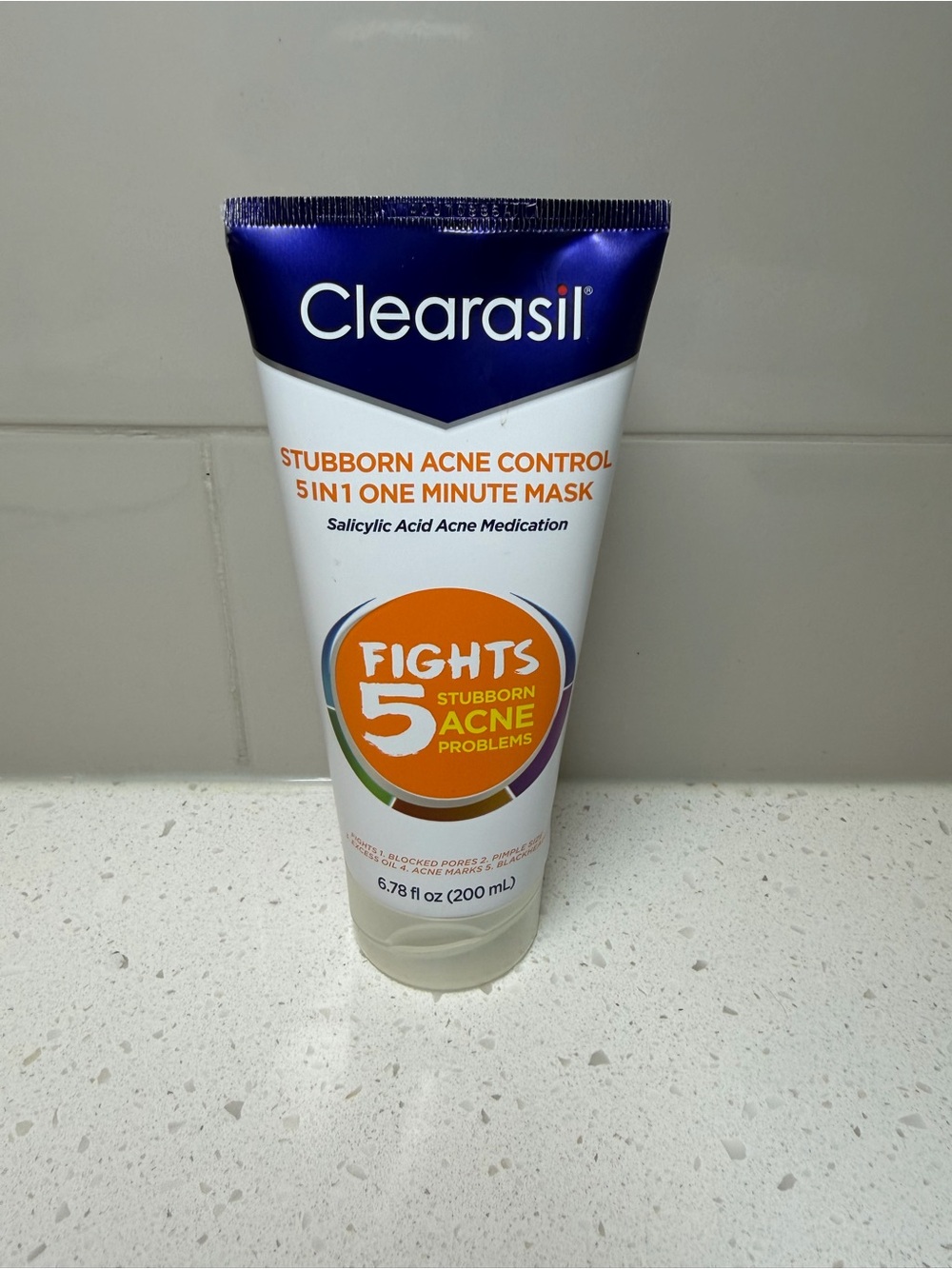 Clearasil Stubborn Acne Control 5-in-1 One Minute Mask ORIGINAL FORMULA SEALED